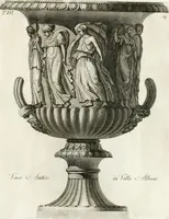 An illustration from Manuale di varj ornamenti componenti la serie de' vasj antichi : si' di marmo che di bronzo esistenti in Roma e fuori (1821)