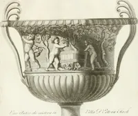 An illustration from Manuale di varj ornamenti componenti la serie de' vasj antichi : si' di marmo che di bronzo esistenti in Roma e fuori (1821)