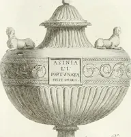 An illustration from Manuale di varj ornamenti componenti la serie de' vasj antichi : si' di marmo che di bronzo esistenti in Roma e fuori (1821)