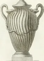 An illustration from Manuale di varj ornamenti componenti la serie de' vasj antichi : si' di marmo che di bronzo esistenti in Roma e fuori (1821)