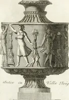 An illustration from Manuale di varj ornamenti componenti la serie de' vasj antichi : si' di marmo che di bronzo esistenti in Roma e fuori (1821)