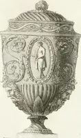 An illustration from Manuale di varj ornamenti componenti la serie de' vasj antichi : si' di marmo che di bronzo esistenti in Roma e fuori (1821)