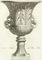An illustration from Manuale di varj ornamenti componenti la serie de' vasj antichi : si' di marmo che di bronzo esistenti in Roma e fuori (1821)