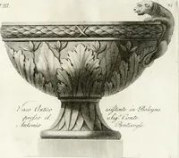 An illustration from Manuale di varj ornamenti componenti la serie de' vasj antichi : si' di marmo che di bronzo esistenti in Roma e fuori (1821)