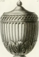 An illustration from Manuale di varj ornamenti componenti la serie de' vasj antichi : si' di marmo che di bronzo esistenti in Roma e fuori (1821)