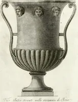 An illustration from Manuale di varj ornamenti componenti la serie de' vasj antichi : si' di marmo che di bronzo esistenti in Roma e fuori (1821)