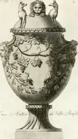 Picture 38 of 74 from Manuale di varj ornamenti componenti la serie de' vasj antichi : si' di marmo che di bronzo esistenti in Roma e fuori (1821), leaf 94