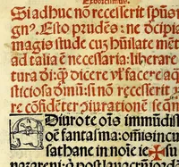 An illustration from Manuale sacramentoru[m]. : Nouiter emendatuz cuz quibusdaz congrue in eo additis secu[n]dum consuetudine[m] alme ecclesie Hispalensis (1547)