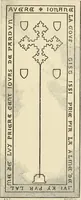 An illustration from A manual for the study of the sepulchral slabs and crosses of the middle ages (1849)