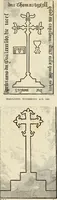 An illustration from A manual for the study of the sepulchral slabs and crosses of the middle ages (1849)