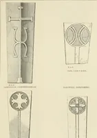 An illustration from A manual for the study of the sepulchral slabs and crosses of the middle ages (1849)