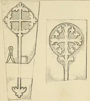 An illustration from A manual for the study of the sepulchral slabs and crosses of the middle ages (1849)