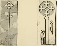 An illustration from A manual for the study of the sepulchral slabs and crosses of the middle ages (1849)