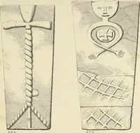 An illustration from A manual for the study of the sepulchral slabs and crosses of the middle ages (1849)