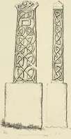 An illustration from A manual for the study of the sepulchral slabs and crosses of the middle ages (1849)