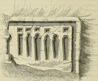 An illustration from A manual for the study of the sepulchral slabs and crosses of the middle ages (1849)