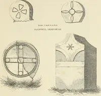 An illustration from A manual for the study of the sepulchral slabs and crosses of the middle ages (1849)
