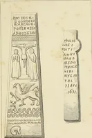 An illustration from A manual for the study of the sepulchral slabs and crosses of the middle ages (1849)