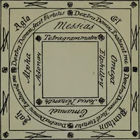 An illustration from A manual of cartomancy, fortune-telling and occult divination : including the oracle of human destiny, Cagliostro's mystic alphabet of the magi, The golden wheel of fortune, The art of invoking spirits in the crystal, The various methods of divination (1909)