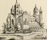 An illustration from Manual of ecclesiastical architecture. Comprising a study of its various styles, the chronological arrangements of its elements, and its relation to Christian worship (1897)