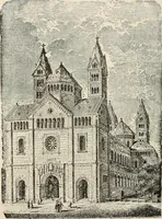 An illustration from Manual of ecclesiastical architecture. Comprising a study of its various styles, the chronological arrangements of its elements, and its relation to Christian worship (1897)