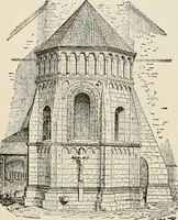 An illustration from Manual of ecclesiastical architecture. Comprising a study of its various styles, the chronological arrangements of its elements, and its relation to Christian worship (1897)