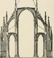 An illustration from Manual of ecclesiastical architecture. Comprising a study of its various styles, the chronological arrangements of its elements, and its relation to Christian worship (1897)