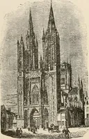 An illustration from Manual of ecclesiastical architecture. Comprising a study of its various styles, the chronological arrangements of its elements, and its relation to Christian worship (1897)