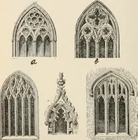 An illustration from Manual of ecclesiastical architecture. Comprising a study of its various styles, the chronological arrangements of its elements, and its relation to Christian worship (1897)