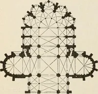 An illustration from Manual of ecclesiastical architecture. Comprising a study of its various styles, the chronological arrangements of its elements, and its relation to Christian worship (1897)