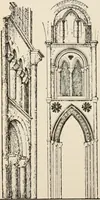 An illustration from Manual of ecclesiastical architecture. Comprising a study of its various styles, the chronological arrangements of its elements, and its relation to Christian worship (1897)