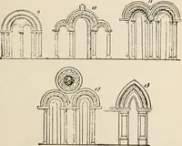 Picture 237 of 309 from Manual of ecclesiastical architecture. Comprising a study of its various styles, the chronological arrangements of its elements, and its relation to Christian worship (1897), leaf 332