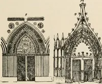 Picture 247 of 309 from Manual of ecclesiastical architecture. Comprising a study of its various styles, the chronological arrangements of its elements, and its relation to Christian worship (1897), leaf 340