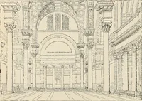 An illustration from Manual of ecclesiastical architecture. Comprising a study of its various styles, the chronological arrangements of its elements, and its relation to Christian worship (1897)