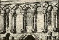 An illustration from Manual of ecclesiastical architecture. Comprising a study of its various styles, the chronological arrangements of its elements, and its relation to Christian worship (1897)