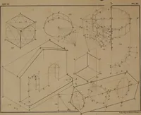 An illustration from A manual of elementary geometrical drawing, involving three dimensions. Designed for use in high schools, academies, engineering schools, etc.: and for the self-instruction of inventors, artisans, etc. ... In five divisions .. (1868)