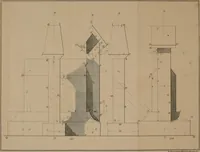 An illustration from A manual of elementary geometrical drawing, involving three dimensions. Designed for use in high schools, academies, engineering schools, etc.: and for the self-instruction of inventors, artisans, etc. ... In five divisions .. (1868)