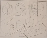 An illustration from A manual of elementary geometrical drawing, involving three dimensions. Designed for use in high schools, academies, engineering schools, etc. : and for the self-instruction of inventors,artizans, etc. ... In five divisions .. (1867)