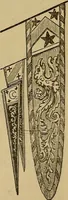 An illustration from The manual of heraldry : being a concise description of the several terms used, and containing a dictionary of every designation in the science. Illustrated by four hundred engravings on wood (1800)