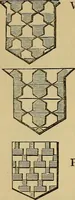 An illustration from The manual of heraldry : being a concise description of the several terms used, and containing a dictionary of every designation in the science. Illustrated by four hundred engravings on wood (1800)