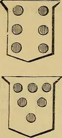 An illustration from The manual of heraldry : being a concise description of the several terms used, and containing a dictionary of every designation in the science. Illustrated by four hundred engravings on wood (1800)