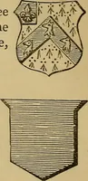 An illustration from The manual of heraldry : being a concise description of the several terms used, and containing a dictionary of every designation in the science. Illustrated by four hundred engravings on wood (1800)