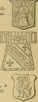 An illustration from The manual of heraldry : being a concise description of the several terms used, and containing a dictionary of every designation in the science. Illustrated by four hundred engravings on wood (1800)