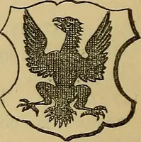 An illustration from The manual of heraldry : being a concise description of the several terms used, and containing a dictionary of every designation in the science. Illustrated by four hundred engravings on wood (1800)