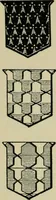 An illustration from The manual of heraldry : a concise description of the several terms used and containing a dictionary of every designation in the science / by Francis J. Grant (1914)