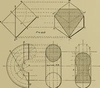 An illustration from A manual of mechanical drawing (1907)