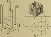 An illustration from A manual of mechanical drawing (1907)