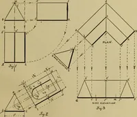 An illustration from A manual of mechanical drawing (1907)