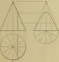 An illustration from A manual of mechanical drawing (1907)