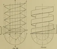 An illustration from A manual of mechanical drawing (1907)